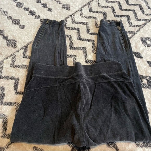 Athleta velour zipper ankle jogger pants - Picture 5 of 7